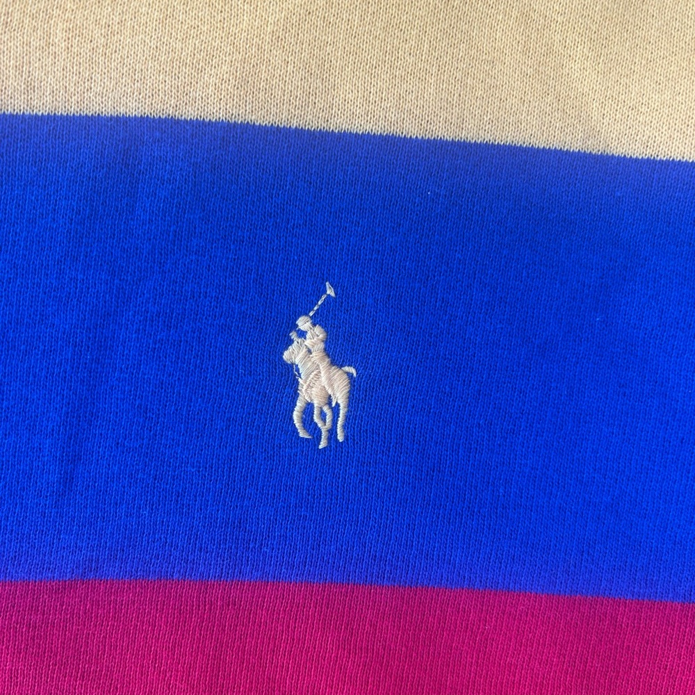 ❌ SOLD ❌Ralph Lauren Stripe Fleece Multi - Picture 2 of 12